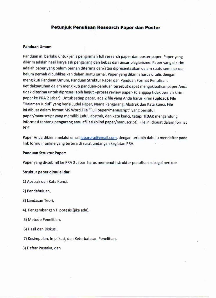 Format Paper dan Poster219
